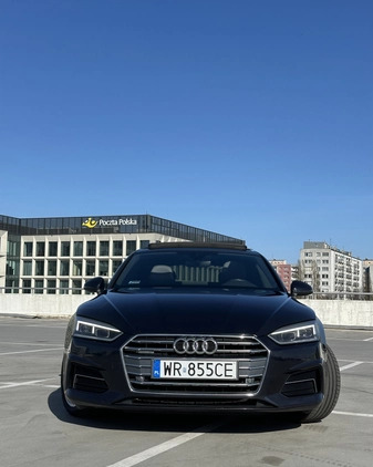 Audi A5 cena 109900 przebieg: 170000, rok produkcji 2017 z Warszawa małe 67